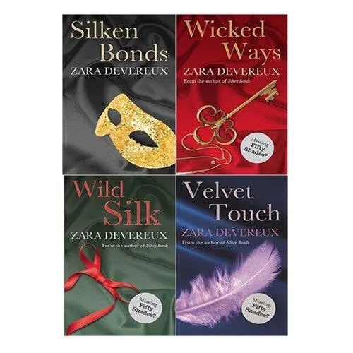 Zara Devereux Collection 4 Books Bundle (Silken Bonds, Velvet Touch, Wild Silk, Wicked Ways)