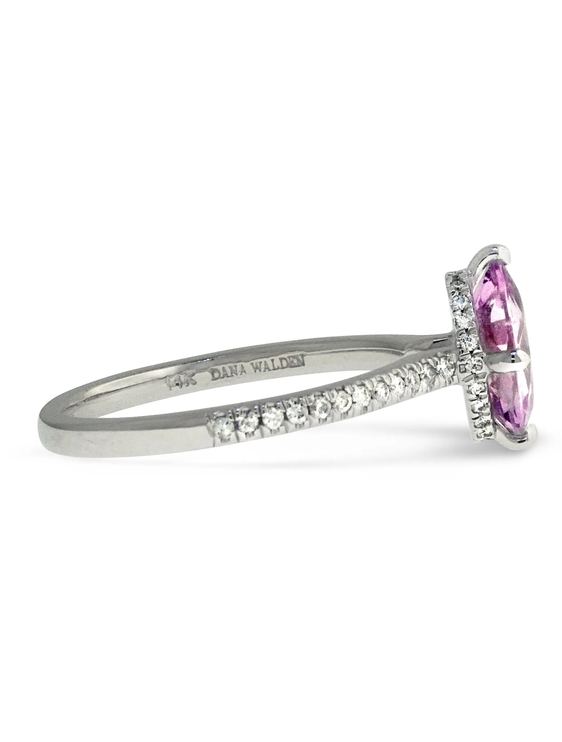 Zinnia 1.50ct Lilac Sapphire & Diamond Engagement Ring
